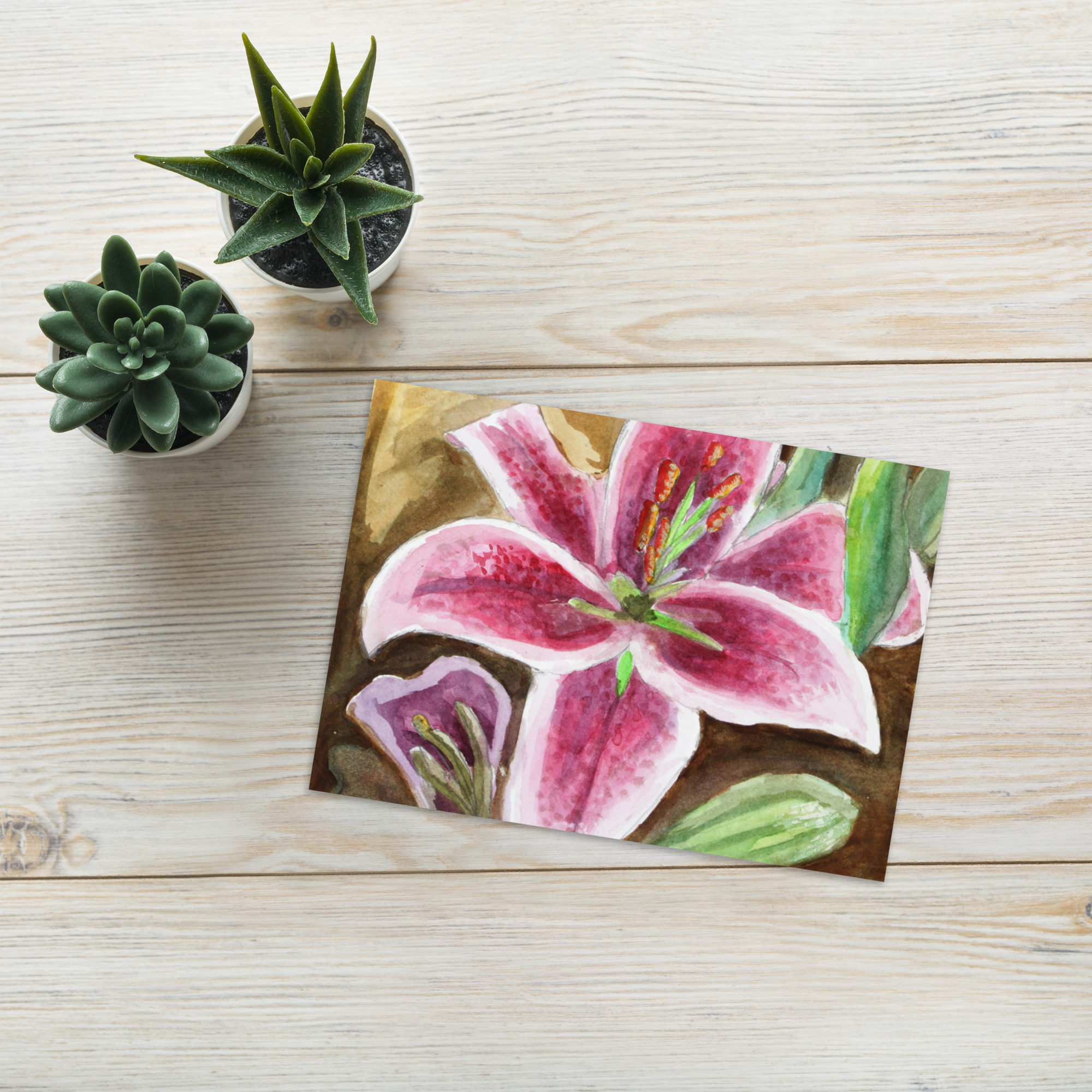 beautiful lily greeting card beautiful lily greeting card